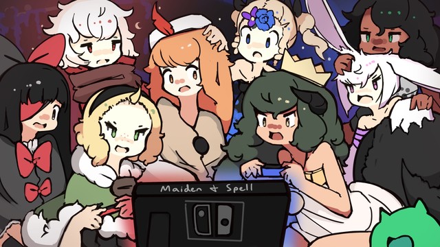 Switch『メイデン&スペル』が4月8日に発売決定。少女たちが弾幕を撃ち合う対戦型の弾幕シューティングゲーム