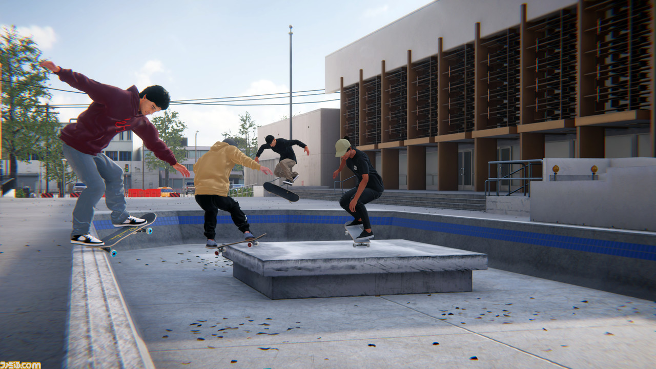 スケボーゲーム Skater Xl が Pc版でマルチプレイの試験導入を開始 最大10プレイヤーで街を気ままに滑れる ゲーム エンタメ最新情報のファミ通 Com