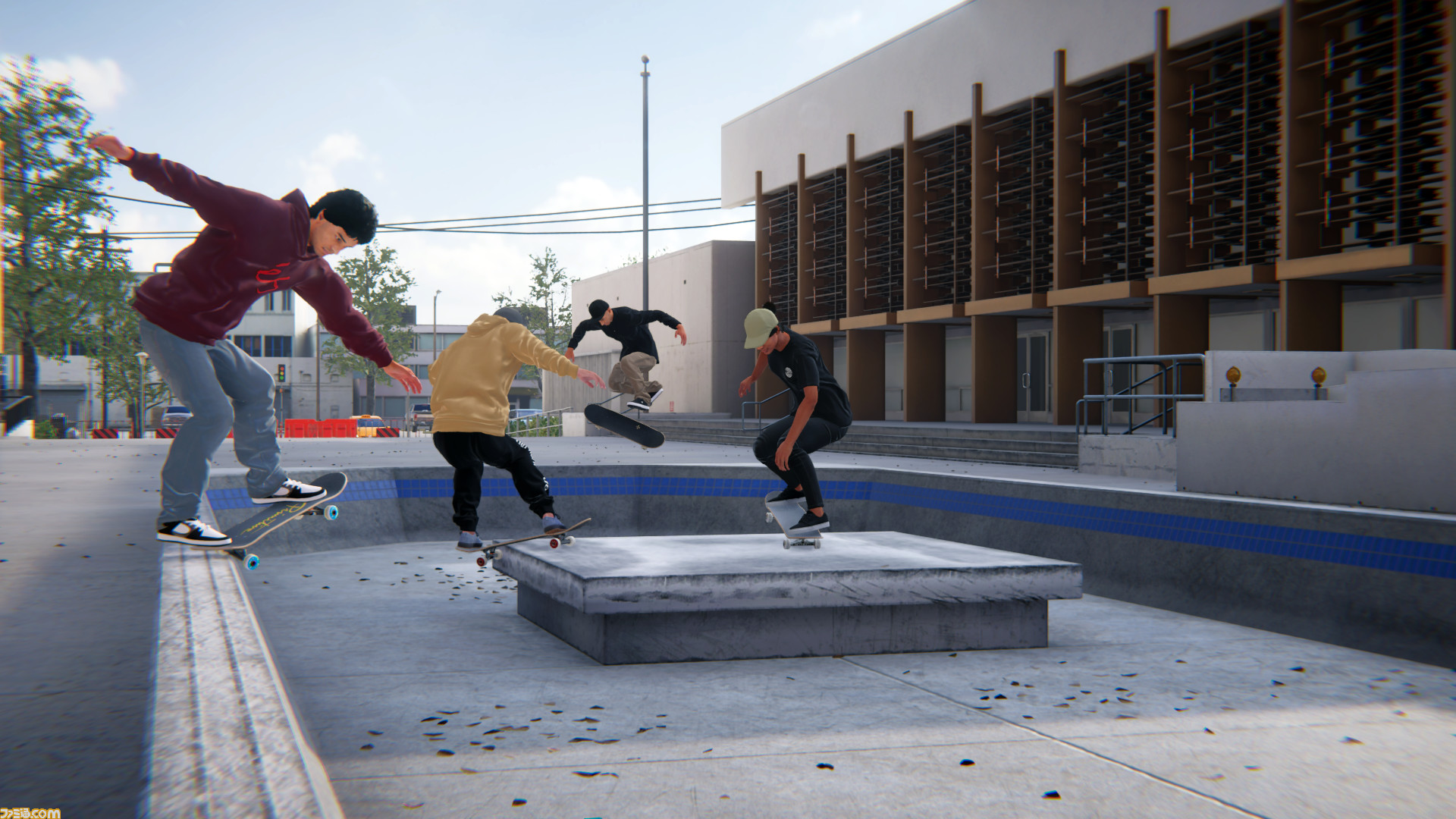 スケボーゲーム Skater Xl が Pc版でマルチプレイの試験導入を開始 最大10プレイヤーで街を気ままに滑れる ゲーム エンタメ最新情報のファミ通 Com