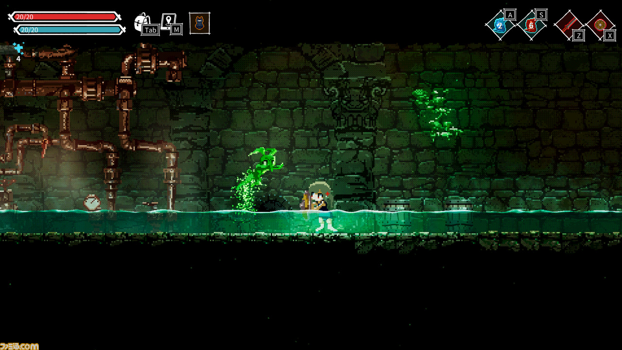 Lost Ruins Pc版が5月13日発売 セーラー服少女が剣や魔法 ギミックを駆使してモンスターに立ち向かう2dアクション ときにはスク水 ゲーム エンタメ最新情報のファミ通 Com