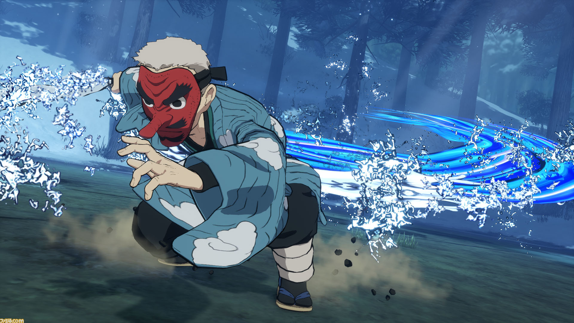 ゲーム 鬼滅の刃 ヒノカミ血風譚 に鱗滝左近次が参戦決定 元 水柱として 水の呼吸 を使い バーサスモードで老練な技の数々を繰り出す ゲーム エンタメ最新情報のファミ通 Com