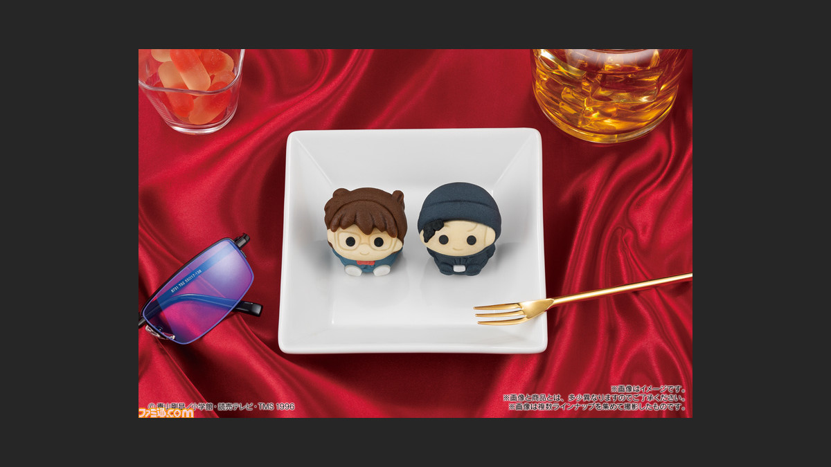 映画 名探偵コナン 緋色の弾丸 公開記念でコナンと赤井秀一の和菓子が登場 4 23より全国のセブン イレブンで発売 ファミ通 Com