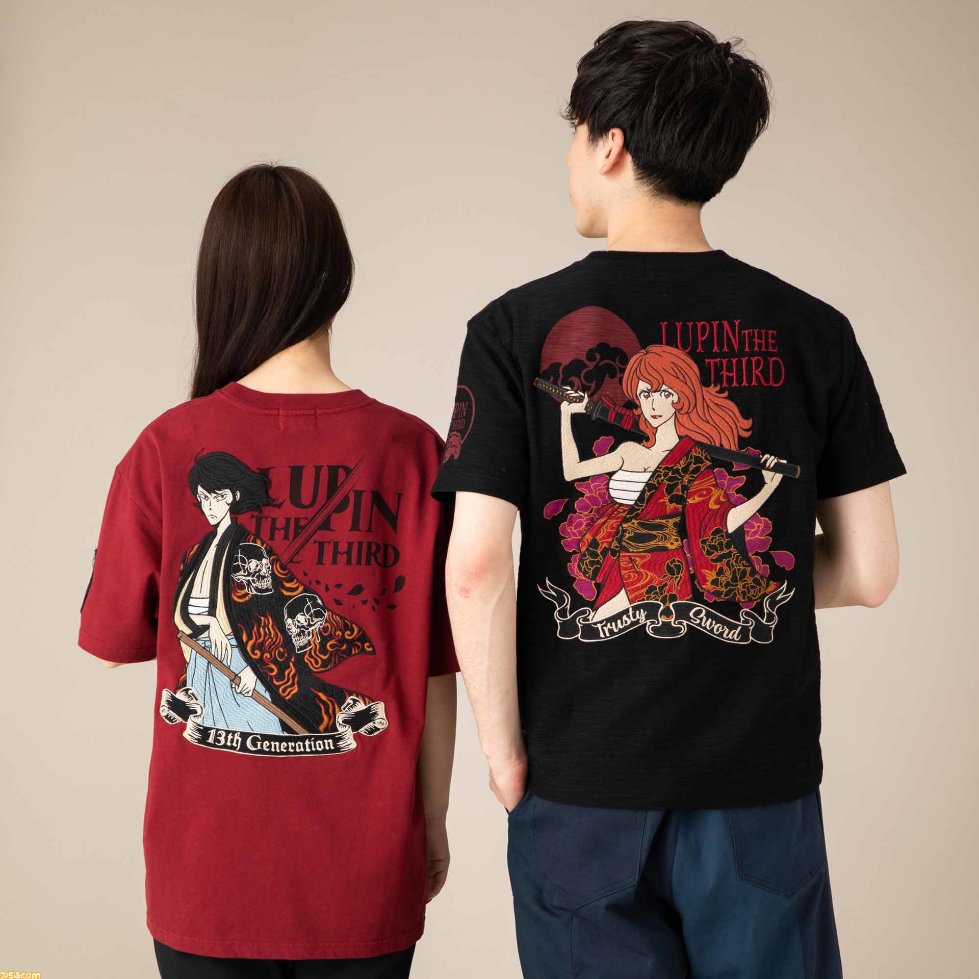 『ルパン三世』アニメ化50周年ロゴが付いたTシャツやギミックが施されたポロシャツなどが登場 | ゲーム・エンタメ最新情報のファミ通.com