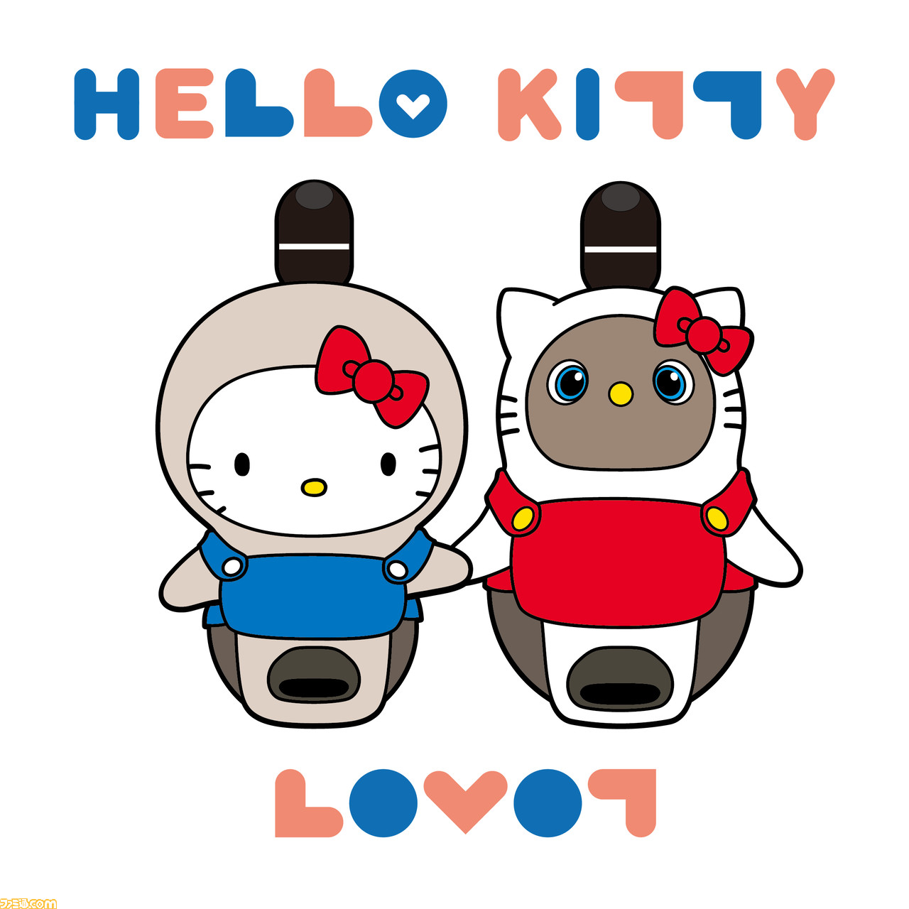 キティちゃんが家族型ロボットとコラボ Hello Kitty Lovotコラボオリジナルセット が5月17日から数量限定販売 かわいい ファミ通 Com