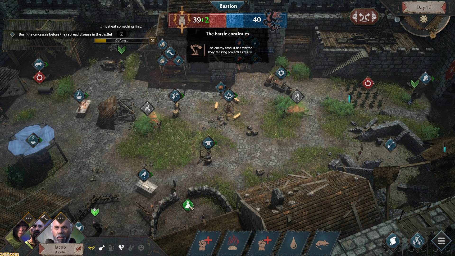 サバイバル経営ストラテジー Siege Survival Gloria Victis がsteamにて本日配信 民間人として資源管理などをしながら過酷な籠城戦を生き延びる ファミ通 Com サバイバル経営ストラテジー Siege Survival Gloria Victis がsteamにて本日配信 民間人として資源管理などをしながら過酷な籠城戦を生き延びる ファミ通 Com