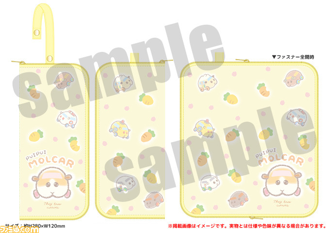 『PUI PUI モルカー』のオリジナルグッズ販売ショップが開催決定。クレヨンタッチでかわいくデザインされた“ポテト”たちがグッズ化