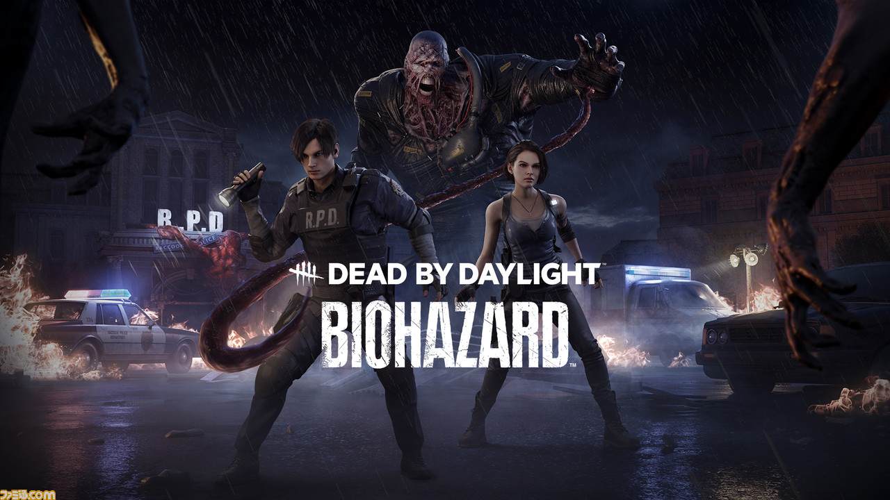 Dead By Daylight 5周年を飾る バイオハザード チャプターが6月16日より配信 サバイバーはレオンとジル キラーはネメシスに ファミ通 Com Dead By Daylight 5周年を飾る バイオハザード チャプターが6月16日より配信 サバイバーはレオンとジル キラーはネメシスに ファミ通 Com