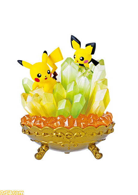 ポケモンたちと煌びやかなクリスタルの組み合わせが美しい 食玩フィギュア ポケモン ジェムストーン コレクション が6月14日発売 ゲーム エンタメ最新情報のファミ通 Com