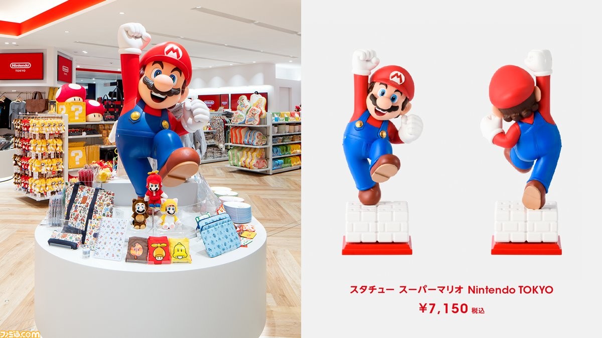NintendoTOKYOに飾られているスタチューがミニサイズになって登場。Nintendo TOKYOとポップアップストアで6月25日発売
