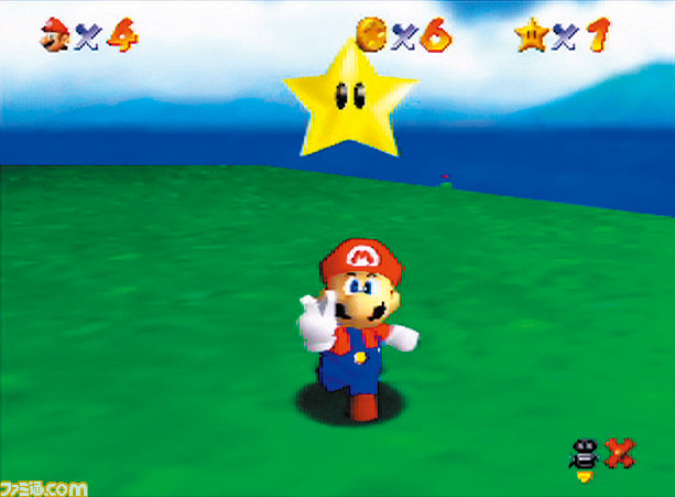 N64『スーパーマリオ64』が発売25周年。シリーズ初の3D作品にし