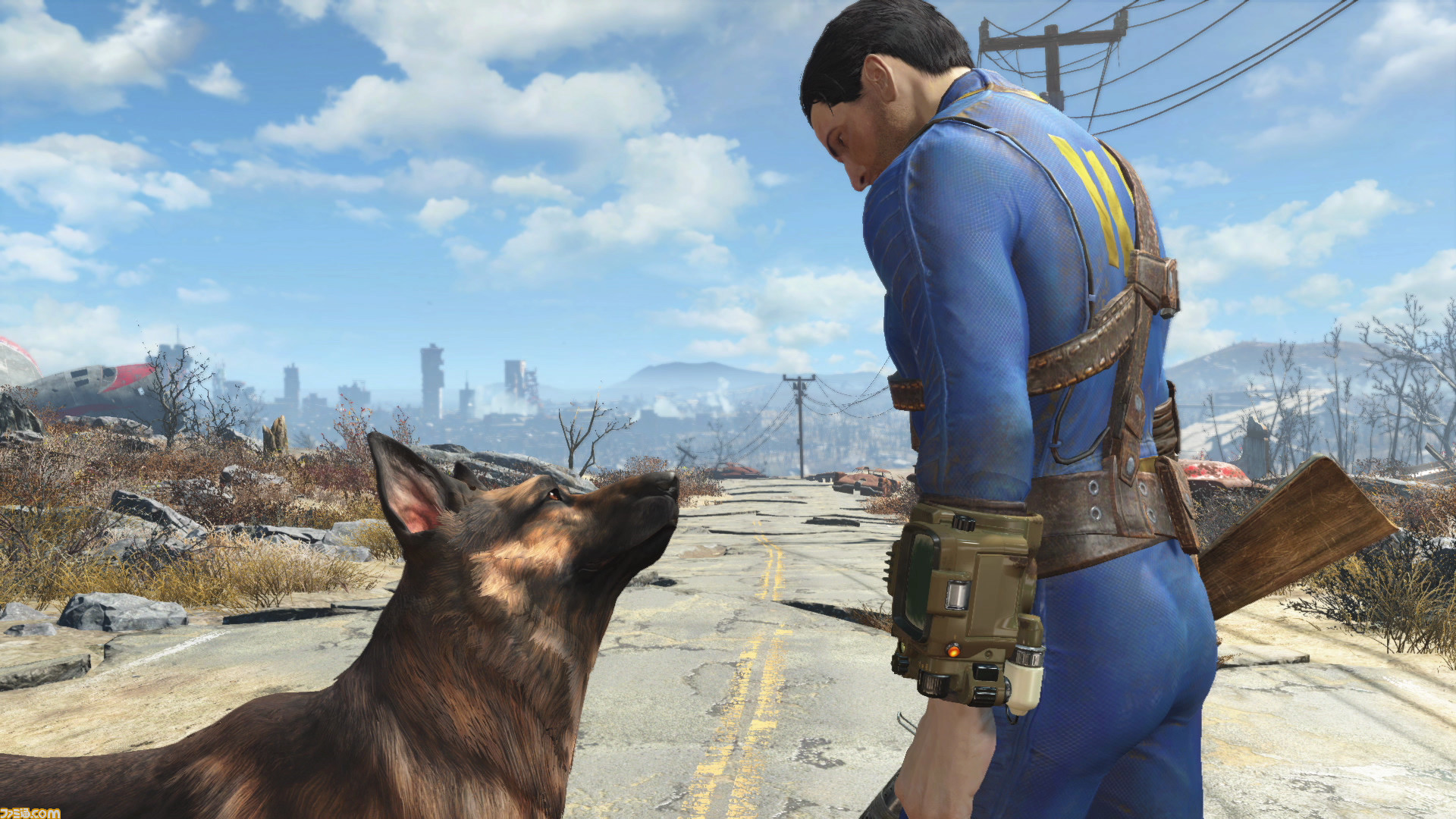 さよならドッグミート フォールアウト4 で冒険をともにする犬の原型となったジャーマン シェパード リバー が亡くなる ゲーム エンタメ最新情報のファミ通 Com