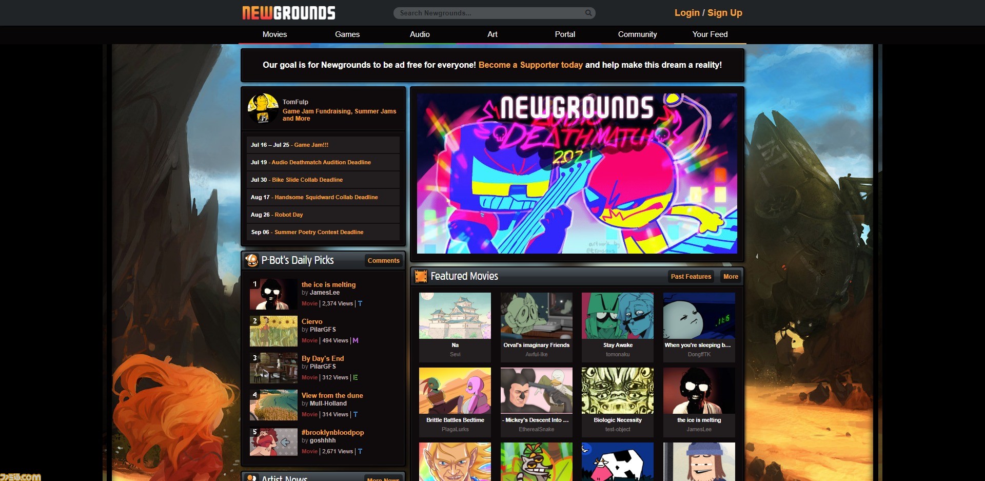 海外のFlashゲームコミュニティを支えた投稿サイト“Newgrounds”創設者が、GDCアワードでパイオニア賞を贈られることに | ゲーム ・エンタメ最新情報のファミ通.com
