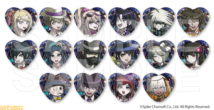 【保障できる】 ダンガンロンパ』10周年記を記念したアクリルフィギュアやハート ピンズ・ピンバッジ・缶バッジ