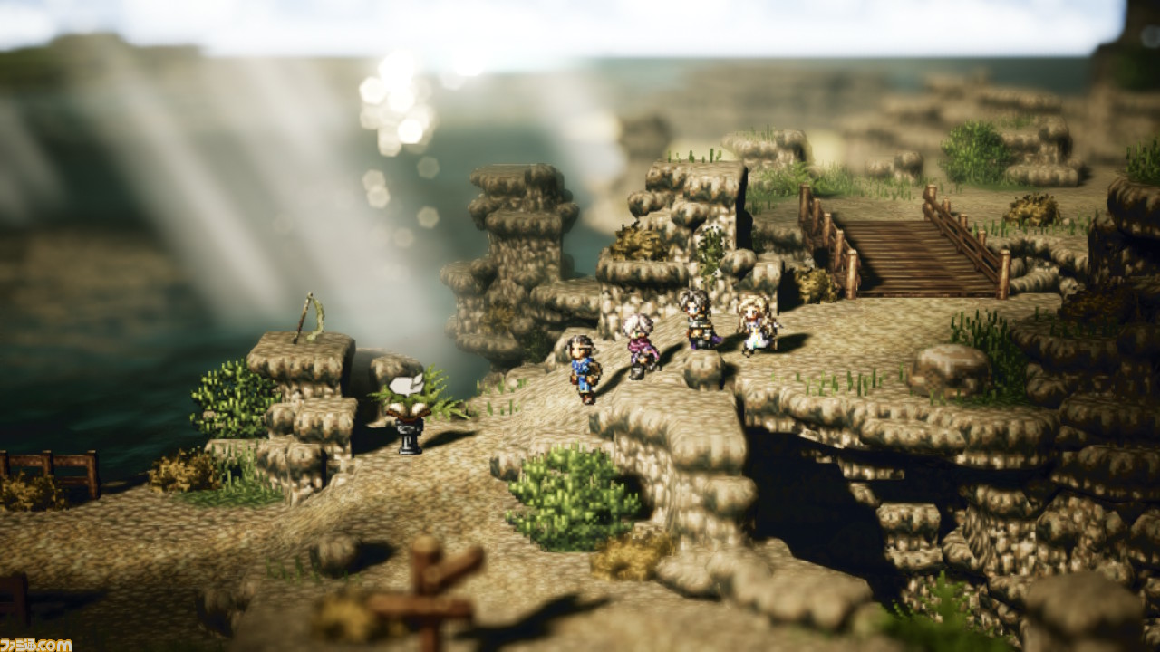 オクトパストラベラー 発売3周年 ドット絵に3dの要素を加えた Hd 2d が革新的だったrpg 今日は何の日 ファミ通 Com