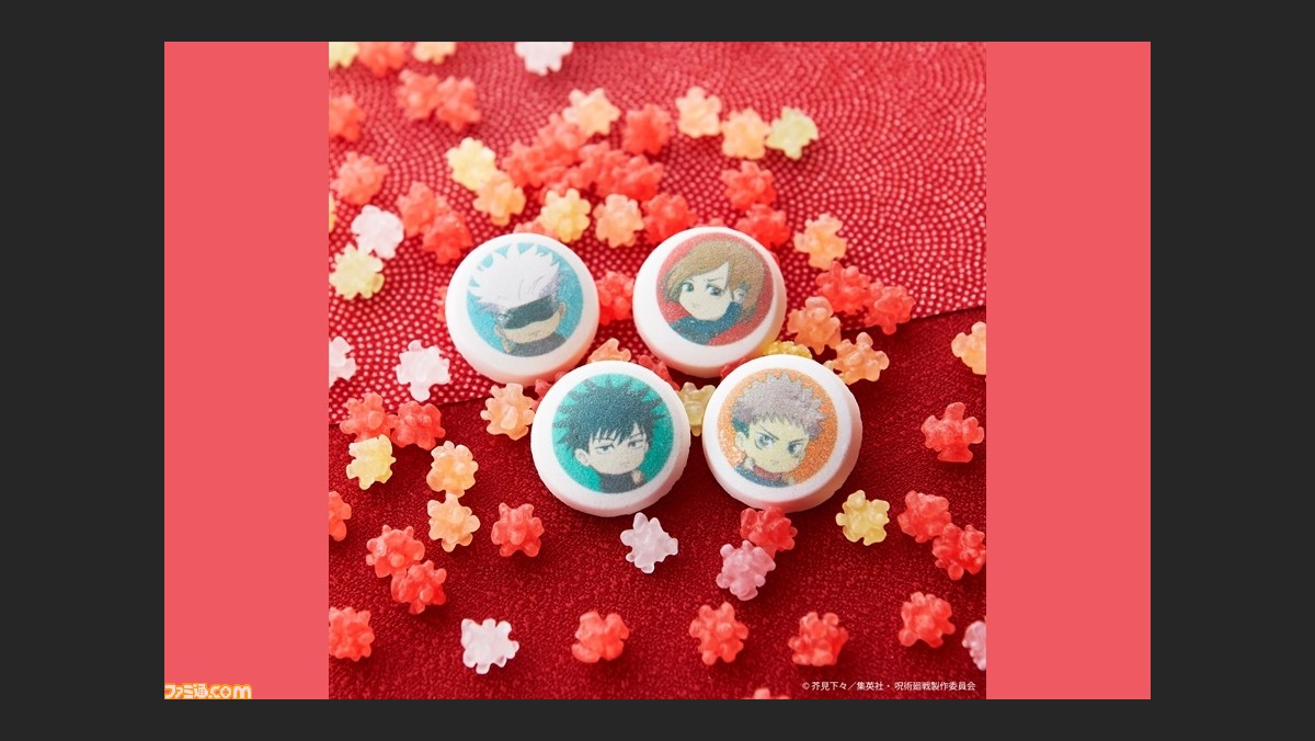 呪術廻戦 虎杖悠仁や五条悟のイラストがかわいい和風なお菓子が登場 もなかや京ラムネなど4種がラインアップ ファミ通 Com 呪術廻戦 虎杖悠仁や五条悟のイラストがかわいい和風なお菓子が登場 もなかや京ラムネなど4種がラインアップ ファミ通 Com