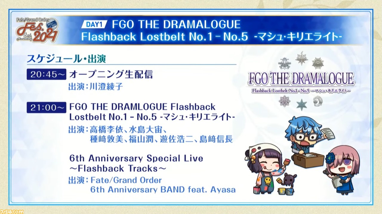 Fgo 7 14生放送まとめ パーシヴァルと妖精騎士ランスロットが実装 6周年イベント Fgo Fes 21 の最新情報も公開 ファミ通 Com Fgo 7 14生放送まとめ パーシヴァルと妖精騎士ランスロットが実装 6周年イベント Fgo Fes 21 の最新情報も公開 ファミ通 Com