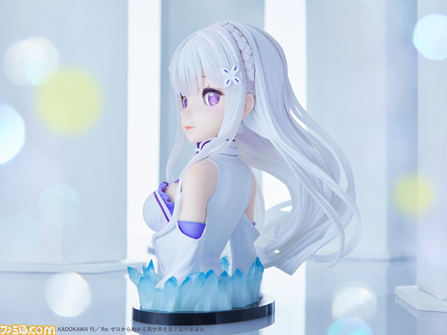 『リゼロ』一番くじが本日8/14発売。エミリアの胸像風フィギュアは透き通るような美しさ【Re:ゼロ】