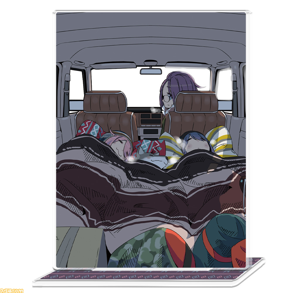 『ゆるキャン△』のアクリルポートレートやTシャツ、クリアファイルが、ECサイト“きゃらON!”にて予約受付中