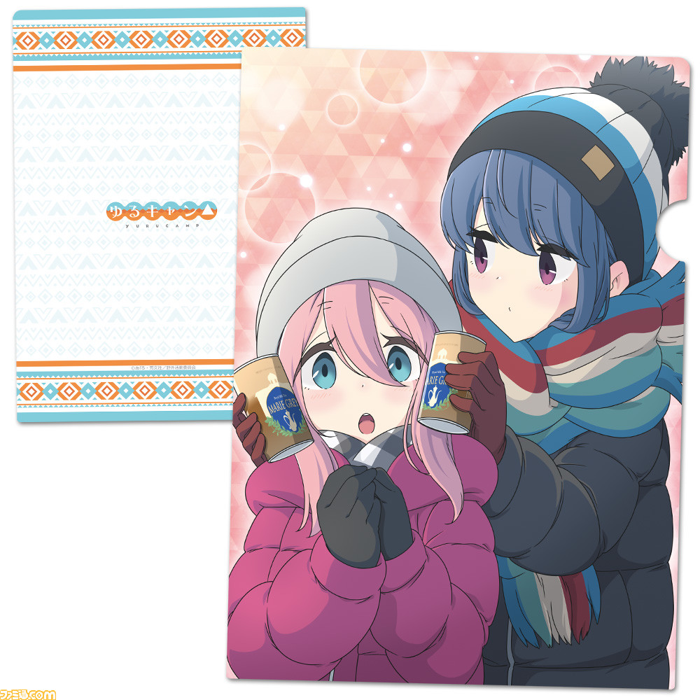 『ゆるキャン△』のアクリルポートレートやTシャツ、クリアファイルが、ECサイト“きゃらON!”にて予約受付中