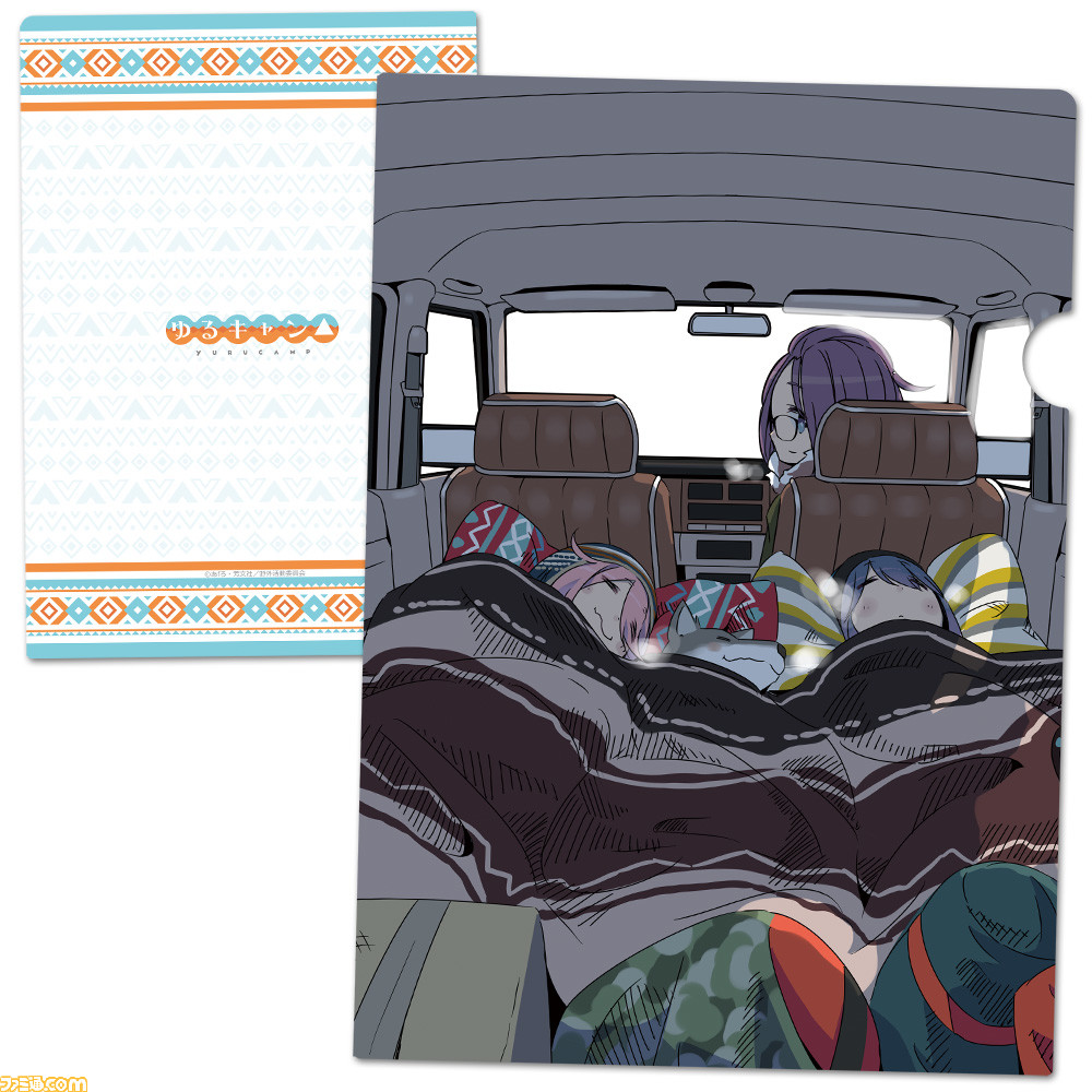 『ゆるキャン△』のアクリルポートレートやTシャツ、クリアファイルが、ECサイト“きゃらON!”にて予約受付中