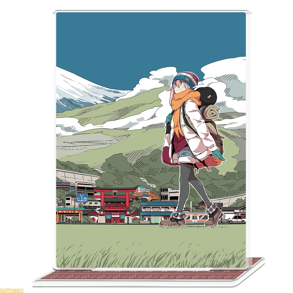 『ゆるキャン△』のアクリルポートレートやTシャツ、クリアファイルが、ECサイト“きゃらON!”にて予約受付中