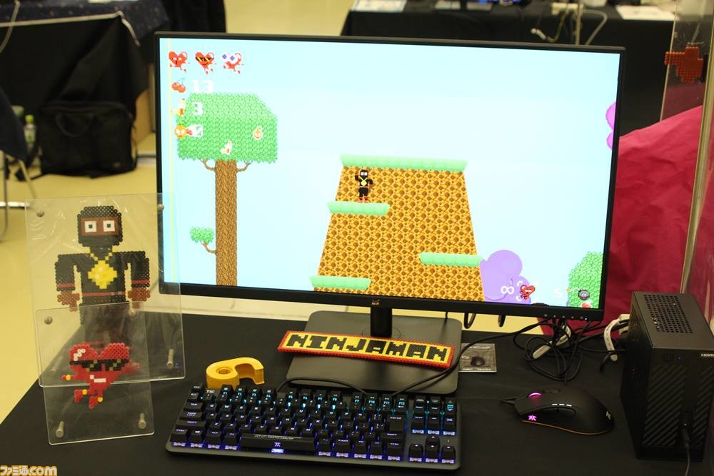 Ninjaman はラップバンドのメンバーふたりが作り上げた超独特な忍者アクションゲーム Bitsummit The 8th Bit ゲーム エンタメ最新情報のファミ通 Com