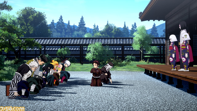 『鬼滅の刃 ヒノカミ血風譚』鬼頭明里出演のプレイレポートが公開。ソロプレイモード“柱合会議”、“蝶屋敷”編のスクリーンショットも公開