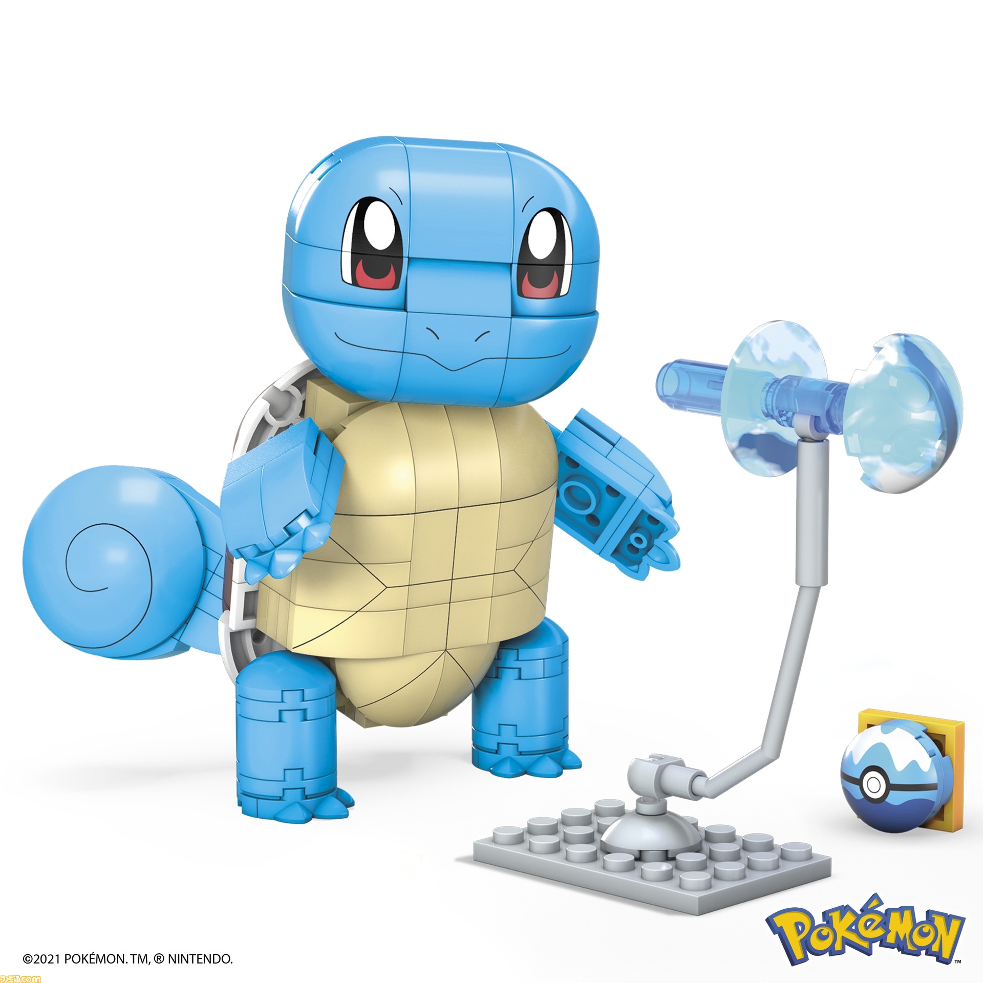 ポケモン ブロック玩具 メガコンストラックス にゼニガメが登場 みずでっぽうを繰り出すシーンも再現可能 ゲーム エンタメ最新情報のファミ通 Com ポケモン ブロック玩具 メガコンストラックス にゼニガメが登場 みずでっぽうを繰り出すシーンも再現可能 ゲーム エンタメ最新情報のファミ通 Com