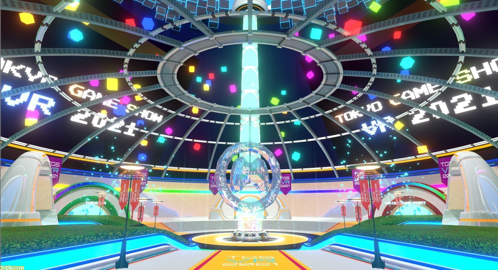 TGS”史上初のバーチャル会場“東京ゲームショウ VR 2021”がオープン。VRならではの体験や新機能が加わった新しいイベントの楽しみ方を紹介 |  ゲーム・エンタメ最新情報のファミ通.com