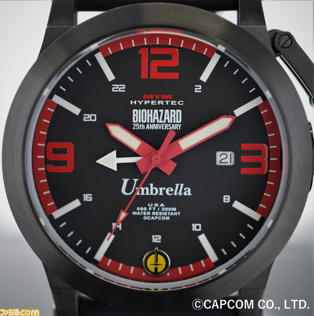 MTM Watchと『バイオハザード』シリーズ25周年のコラボレーションウォッチが登場! 10月15日より予約受付開始