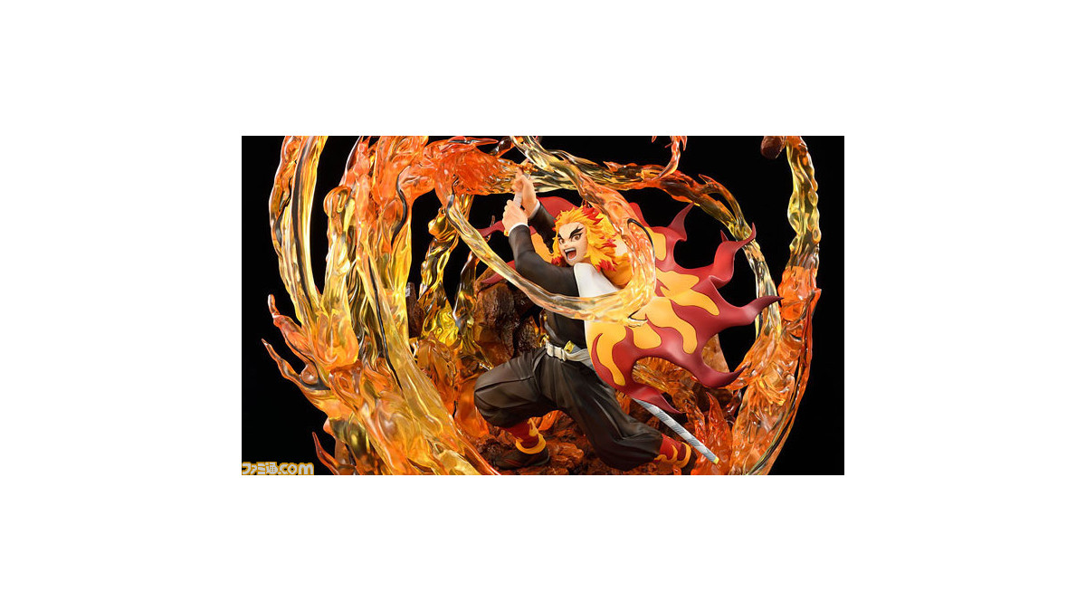 鬼滅の刃』煉獄杏寿郎が日輪刀を携え立体化！ DX Ver.には炎の