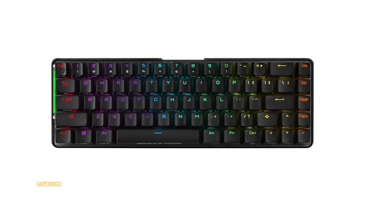 ASUSメカニカル方式ゲーミングキーボード“ROG Falchion NX”9/24