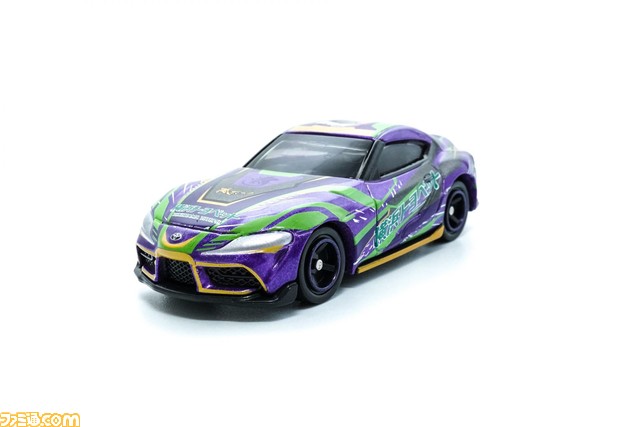 トミカよりエヴァンゲリオンレーシング“エヴァRT初号機 GRスープラ”が登場。9月17日より予約開始