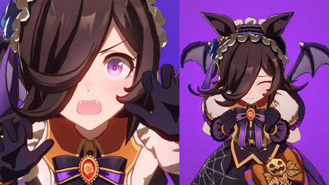 ゲーム ウマ娘 ガチャでハロウィン衣装のライスシャワー スーパークリークが登場 サポートカードはssrタマモクロス Ssrゼンノロブロイが初登場 ゲーム エンタメ最新情報のファミ通 Com