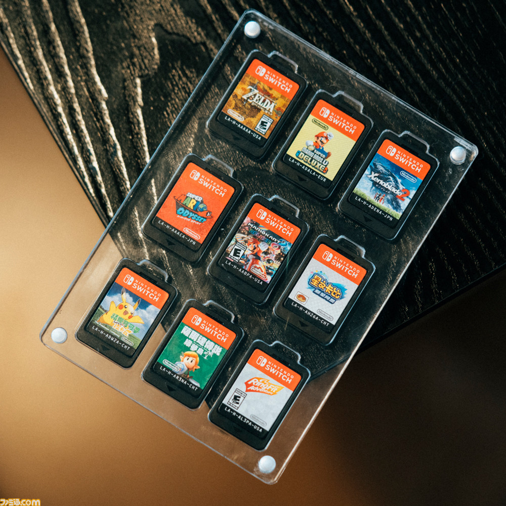 Switchのゲームカード向けディスプレイケースが発売 分厚いアクリル製で 最大9枚を保管可能 ゲーム エンタメ最新情報のファミ通 Com