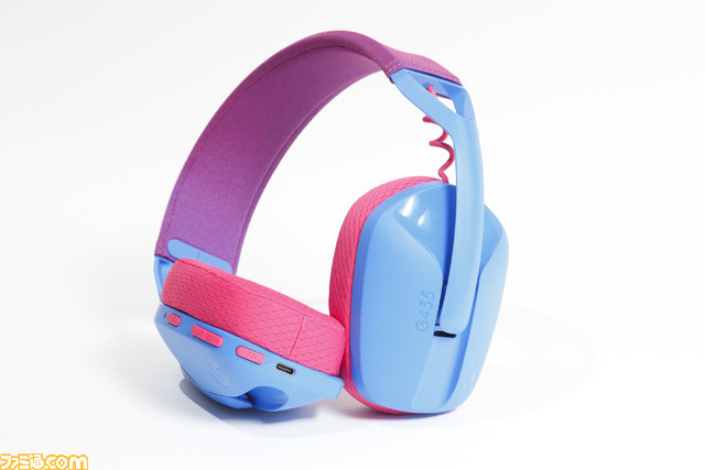 『G435』軽すぎて笑う無線ヘッドセットをロジクールが発表。165g、9350円、マイクブームなしでも通話可能、そしてかわいい