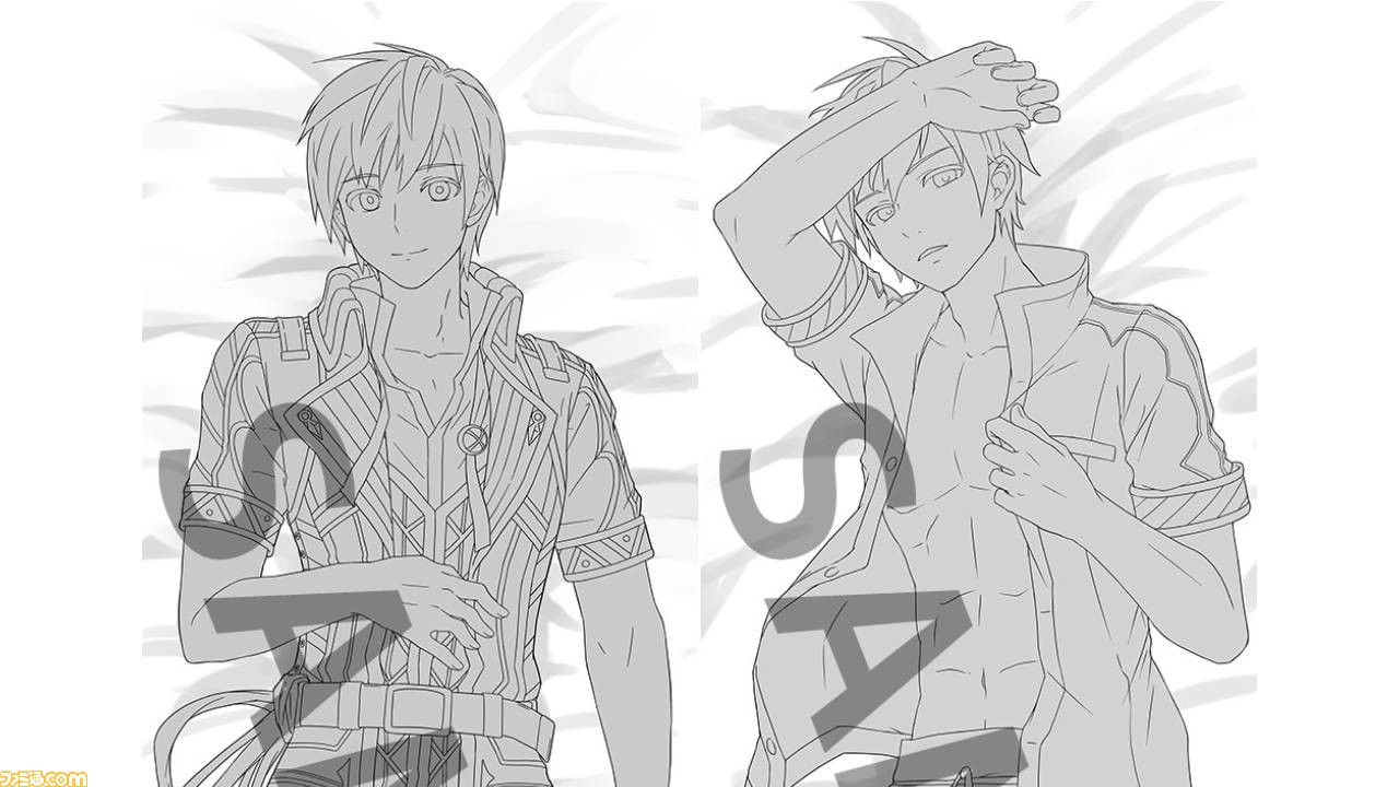 イースVIII -Lacrimosa of DANA-』アドル=クリスティンの抱き枕カバー