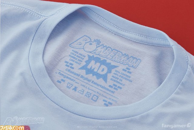 『ボンバーマン』シリーズお馴染みのパートナーが一緒になったオリジナルTシャツが販売開始！ レトロTシャツやピンバッジ、ぬいぐるみなども受付中