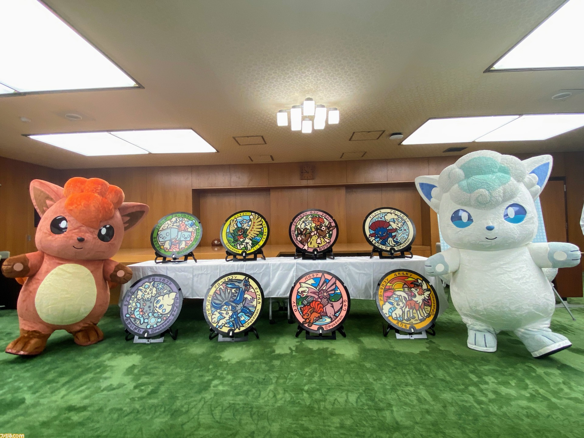 北海道に8枚のポケモンマンホール ポケふた が新登場 アローラロコン ロコン ディアルガ パルキアなど11種類のポケモンをデザイン ゲーム エンタメ最新情報のファミ通 Com