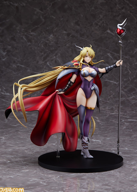 『ラングリッサー』シリーズよりダークプリンセス“ラーナ”の1/7スケールフィギュアが登場。鎧や杖、背面側のデザインなど細部まで忠実に再現 記事編集に戻る