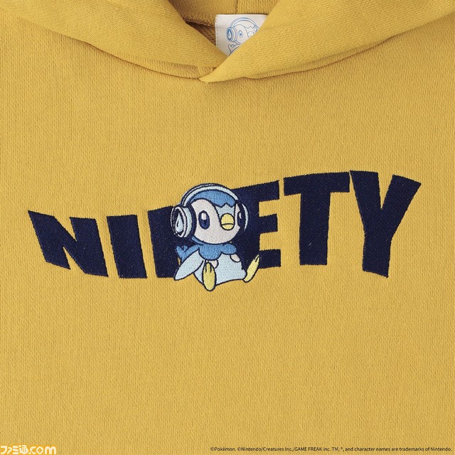 プロジェクトポッチャマ×9090のコラボコレクションが登場。ポッチャマをモチーフにしたスウェットやパンツ、キャップなど