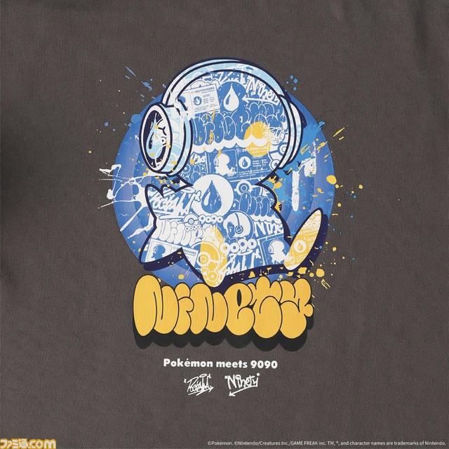 プロジェクトポッチャマ×9090のコラボコレクションが登場。ポッチャマをモチーフにしたスウェットやパンツ、キャップなど