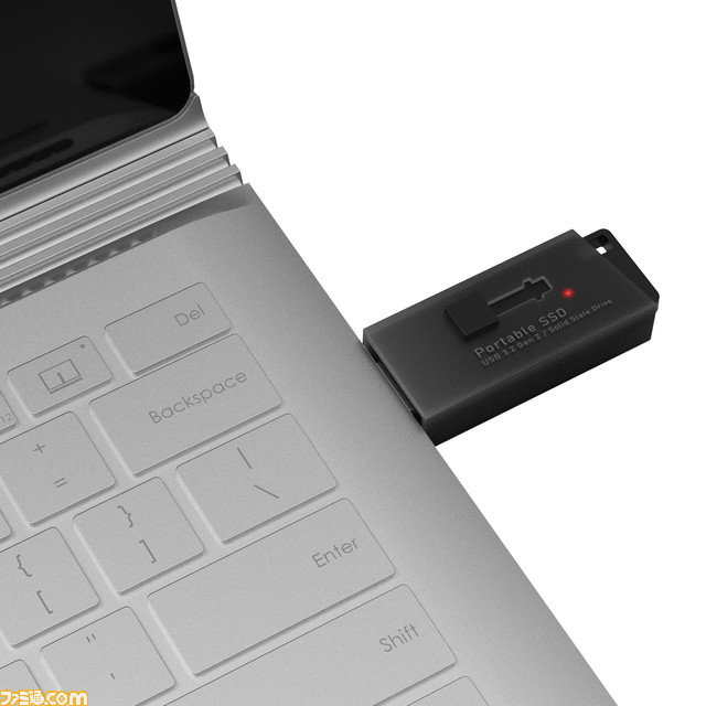 耐衝撃スティック型SSD“LMD-SPBU3”シリーズが予約開始。PS5、PS4の拡張ストレージとしても使える