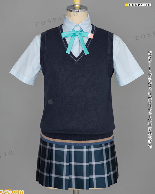 アニメ『ラブライブ!虹ヶ咲学園スクールアイドル同好会』の虹ヶ咲学園 夏制服を再現したベストとリボンが発売