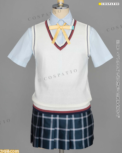 アニメ『ラブライブ!虹ヶ咲学園スクールアイドル同好会』の虹ヶ咲学園 夏制服を再現したベストとリボンが発売