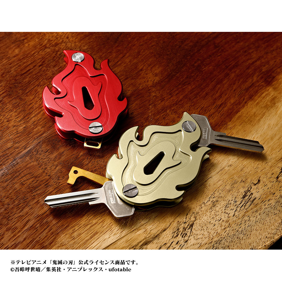 煉獄さんの「鍔」がキーケースに！ 「鬼滅の刃 KeyItem 煉獄杏