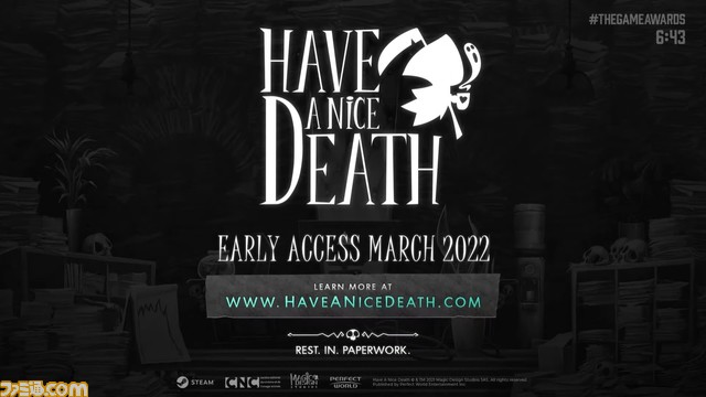 死神ハクスラ2Dアクション『Have a Nice Death』が発表。2022年3月にSteamで早期アクセス開始【The Game Awards 2021】