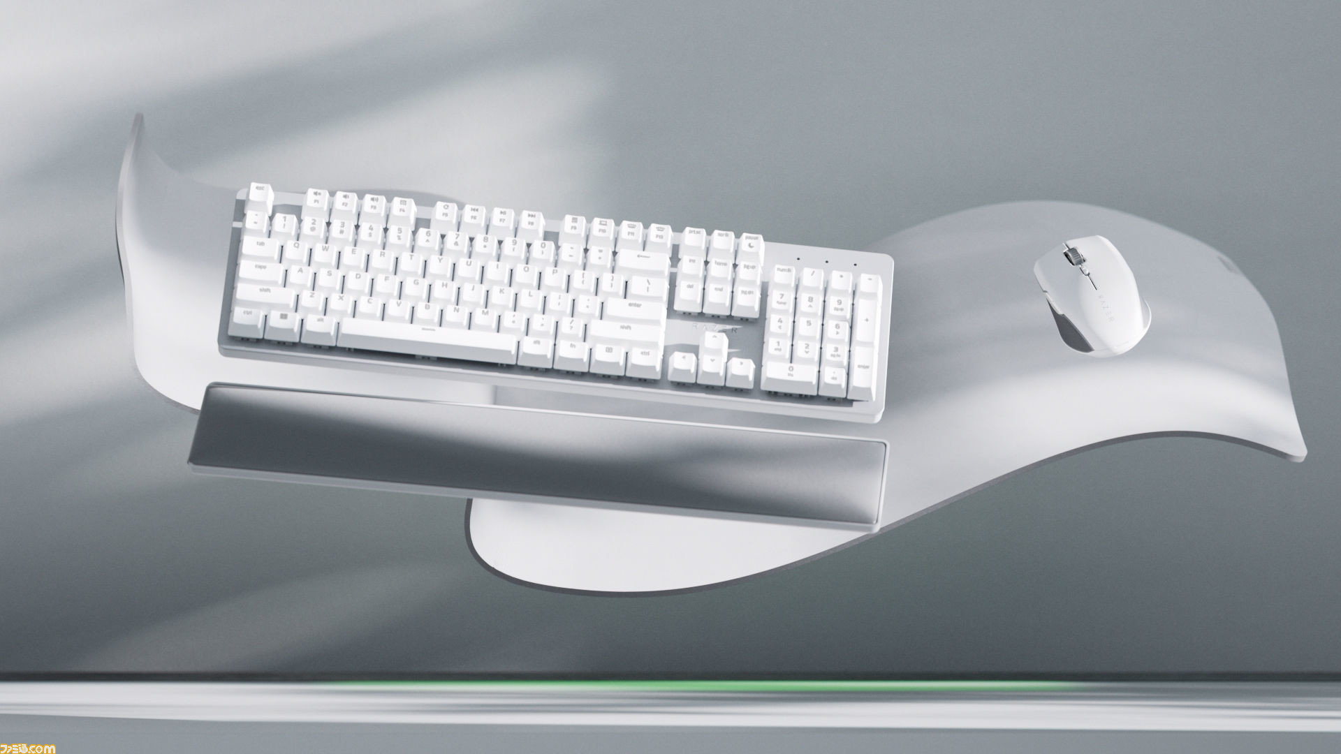 Razerのゲーミング機器技術をデスクワークに応用したキーボードや
