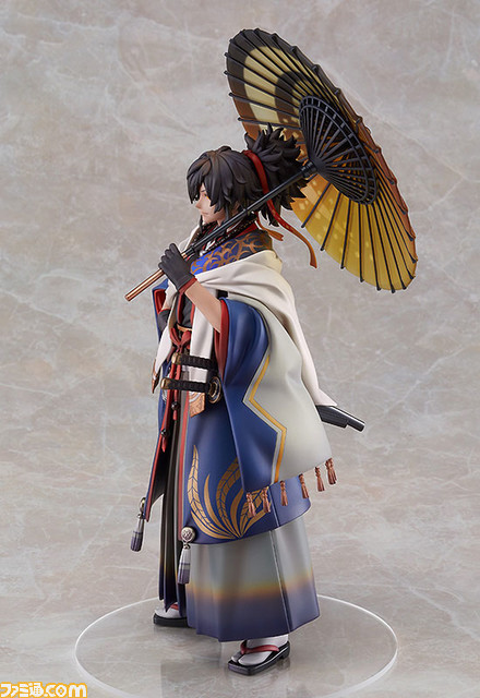 『FGO』に登場する岡田以蔵の羽織袴Ver.フィギュアがあみあみにて予約を受付中。四周年記念概念礼装“英霊祭装”イラストがモチーフ