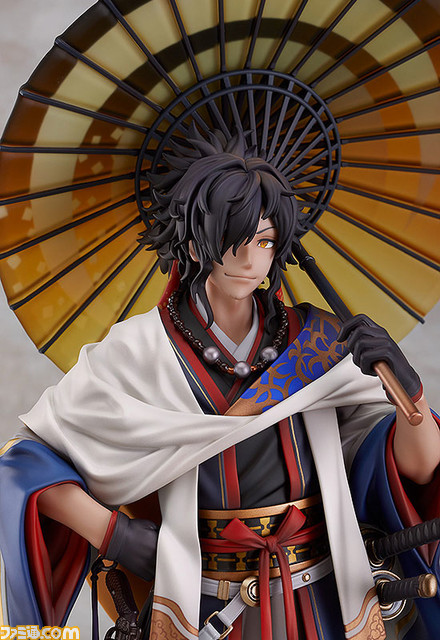 『FGO』に登場する岡田以蔵の羽織袴Ver.フィギュアがあみあみにて予約を受付中。四周年記念概念礼装“英霊祭装”イラストがモチーフ